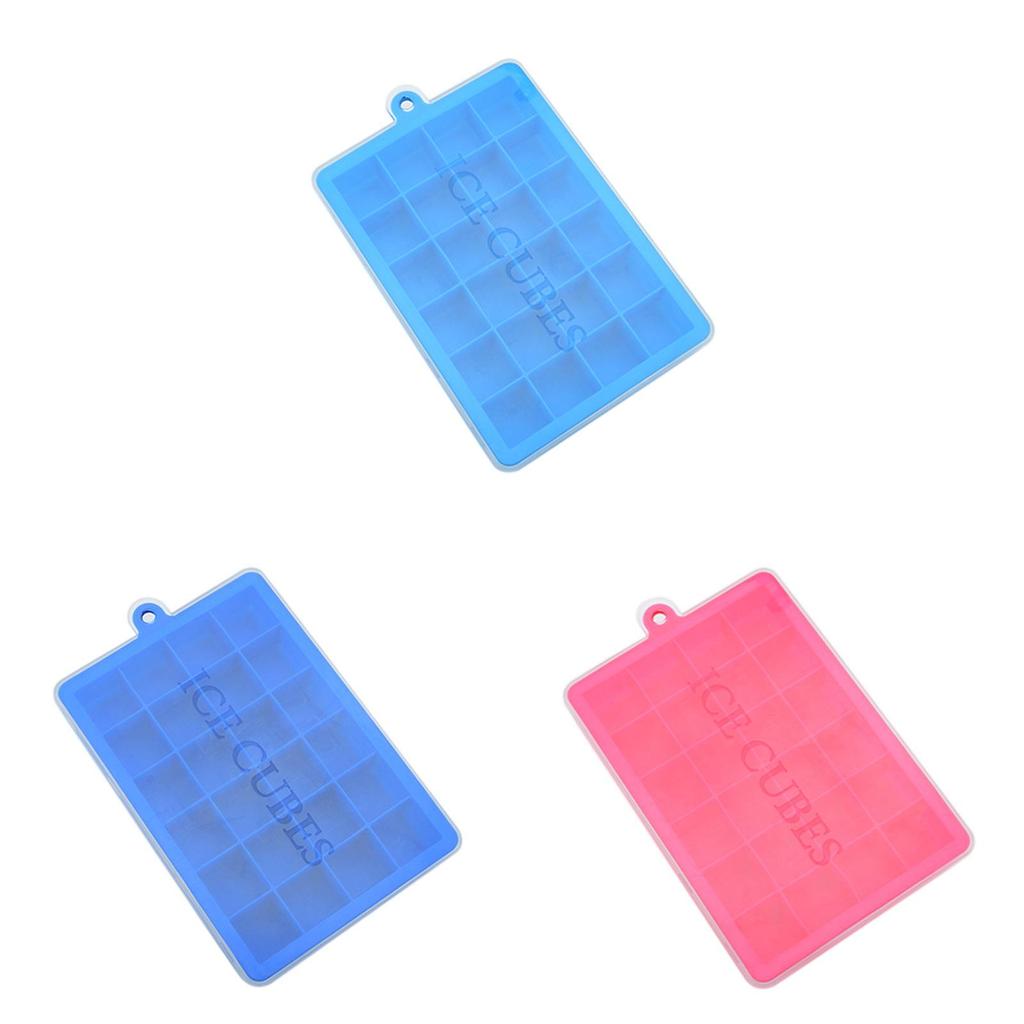 Silicone Ice Cube Tray With Lids For Food Storage And Jelly Molds For Baby Food And Fruit Puree