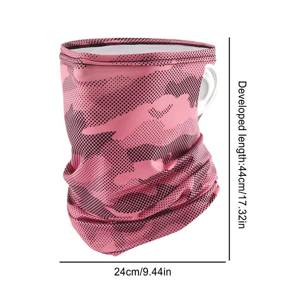 Halstuch Maske Sommer Damen Herren Halstuch Bandana Motorradfahren Wärmeisolierung Eisseide Bandana Zum Bergsteigen