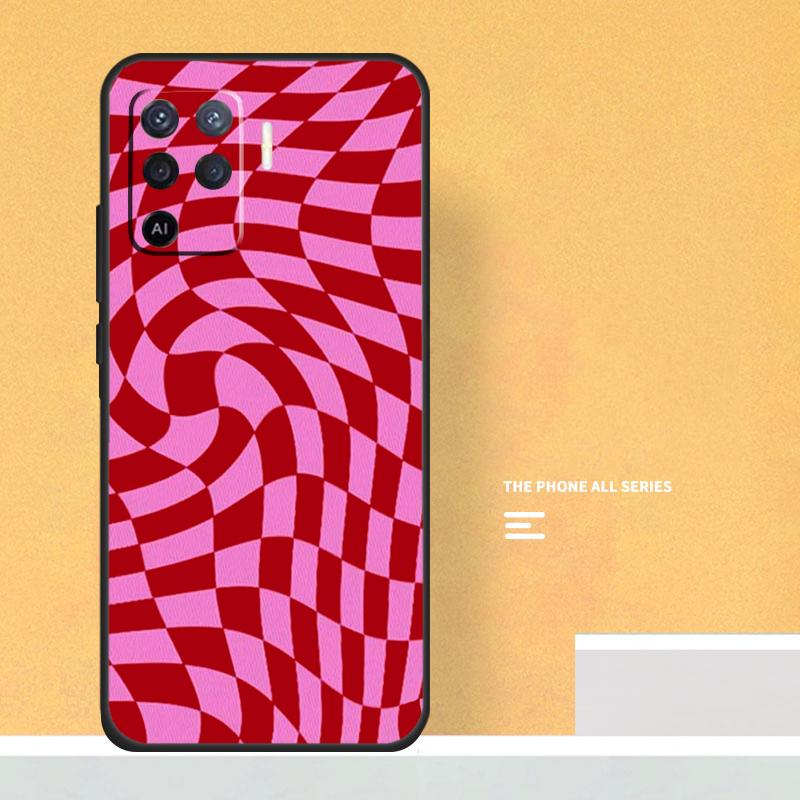 

Crazy Checkered Case For Oppo A74 A94 A54 A15 A17 A57 A6 A5 Pro A16 A76 A96 A40 A60 A80 A18 A38 A58 A78 A98 OPPO A40 A40m