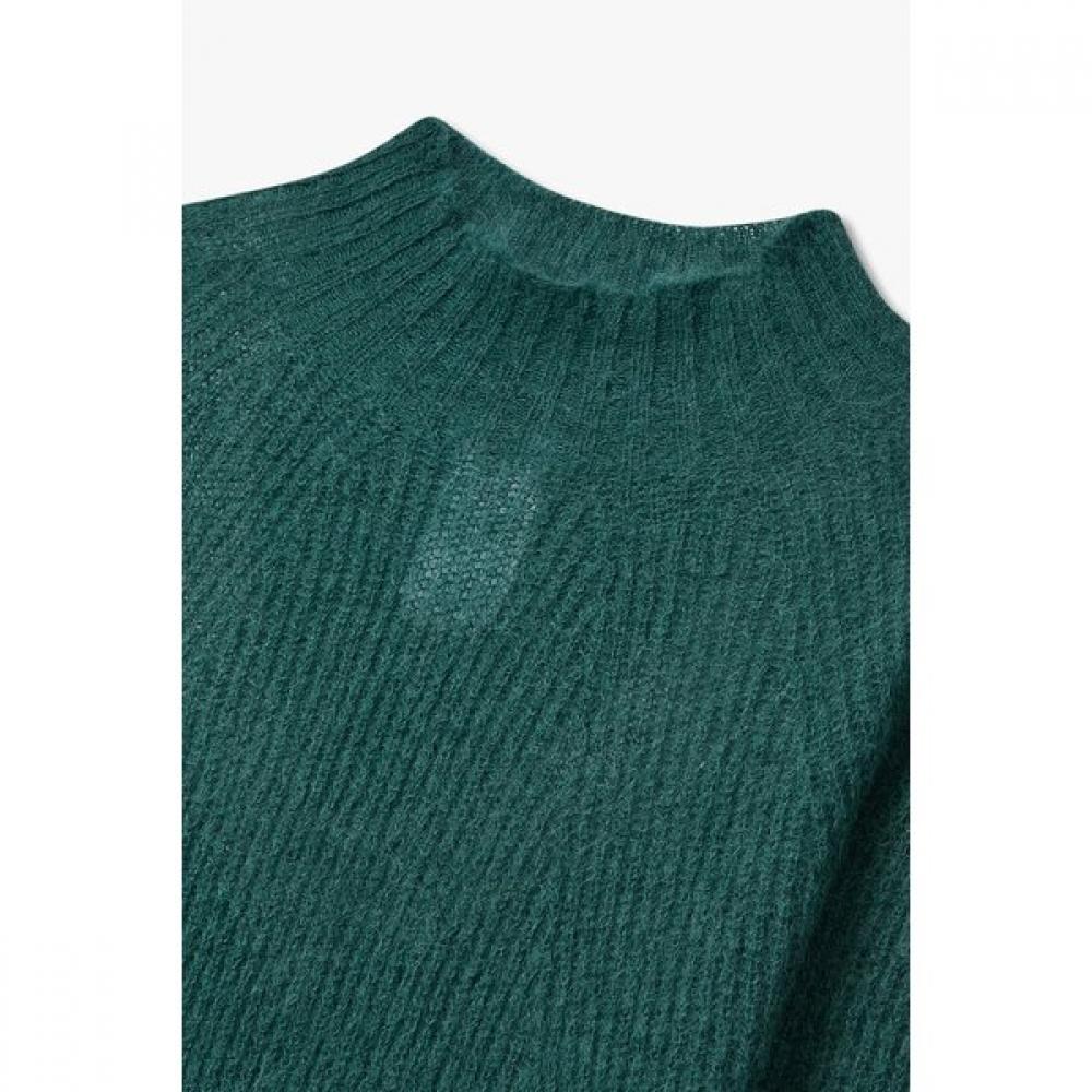 Emporio Armani Women S Alpaca meSh High Neck Sweater A525328525