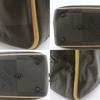 LOUIS VUITTON Suvlan Boston bag M93228 2WAYShoulder Tail Brown Damier Jean Canvas mens Used
