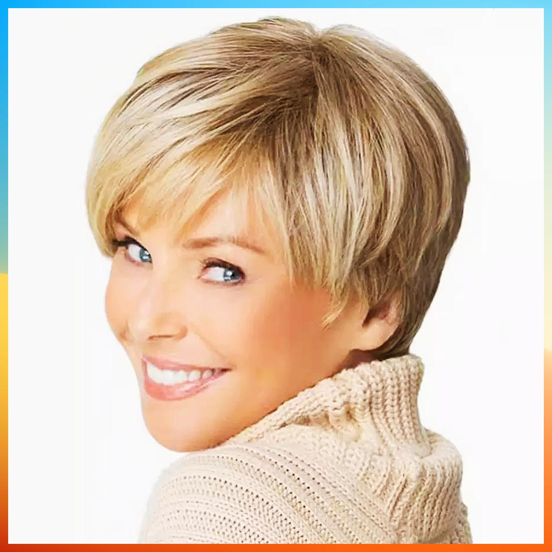 

2025 Модный короткий прямой парик для женщин