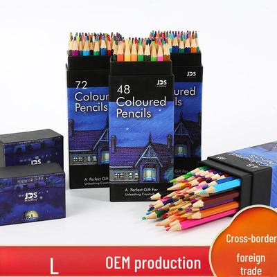 Set di matite colorate da 72 colori e set di matite a olio da 48 colori per arte e design