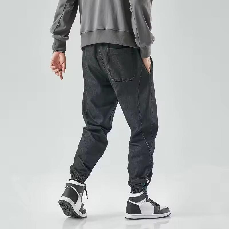 Übergröße Herrenjeans Mode Lässige Jogger Harem Denimhosen Hip Hop Neue Elastische Taille Jeans Männliche Hosen