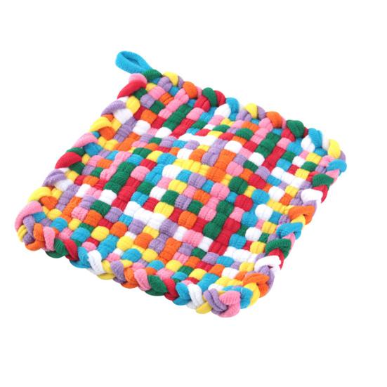 1 Set Webstuhl-Set mit Häkelnadel in Regenbogenfarben, für Anfänger, DIY-Kunsthandwerk, Topflappen, Handwebwerkzeuge, Geschenk für Kinder, Mädchen, Erwachsene