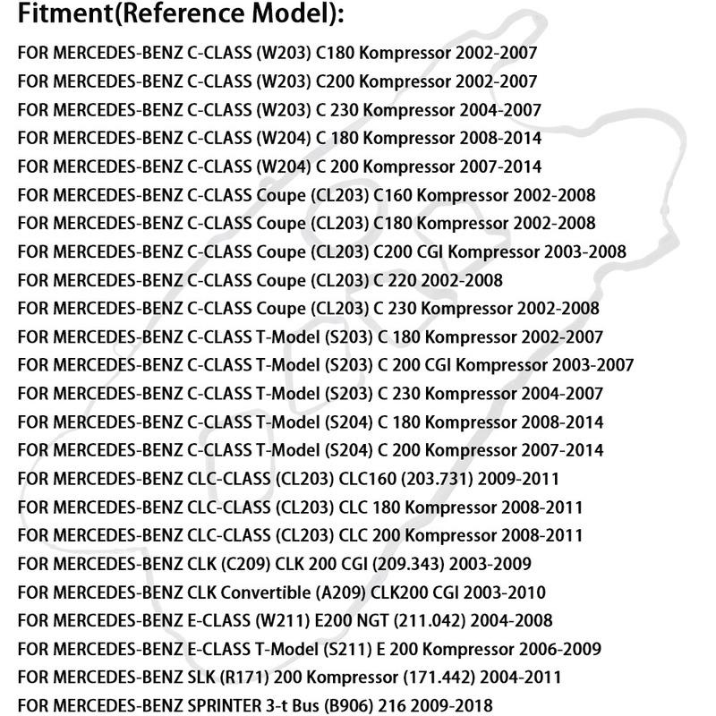 Valve Cover Gasket For MERCEDES-BENZ W203 W204 CL203 S203 S204 C209 A209 W211 S211 R171 B906 T-Model Coupe 2710160921 Parts