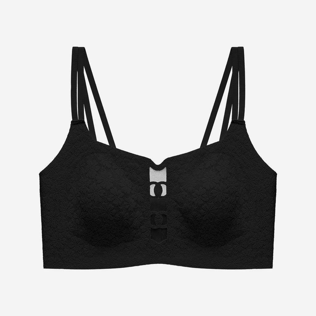 Taglia Grande Donna Estate Sexy Pizzo Schiena Bella Orecchie di Coniglio Coppe Petto Abbondante Mostra Piccolo Senza Tracce Raccoglie La Coppia di Lingerie da Latte