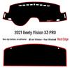 Geely Vision X3PRO Dashboard Sunshade Pad for Interior Console Modification