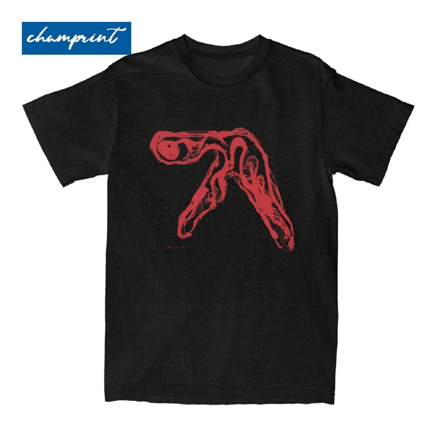 

Ambient Aphex Twin Music Tshirt For Men Women Cotton Top Tee Novelty Round Neck Short Sleeve XXXXXL чорний