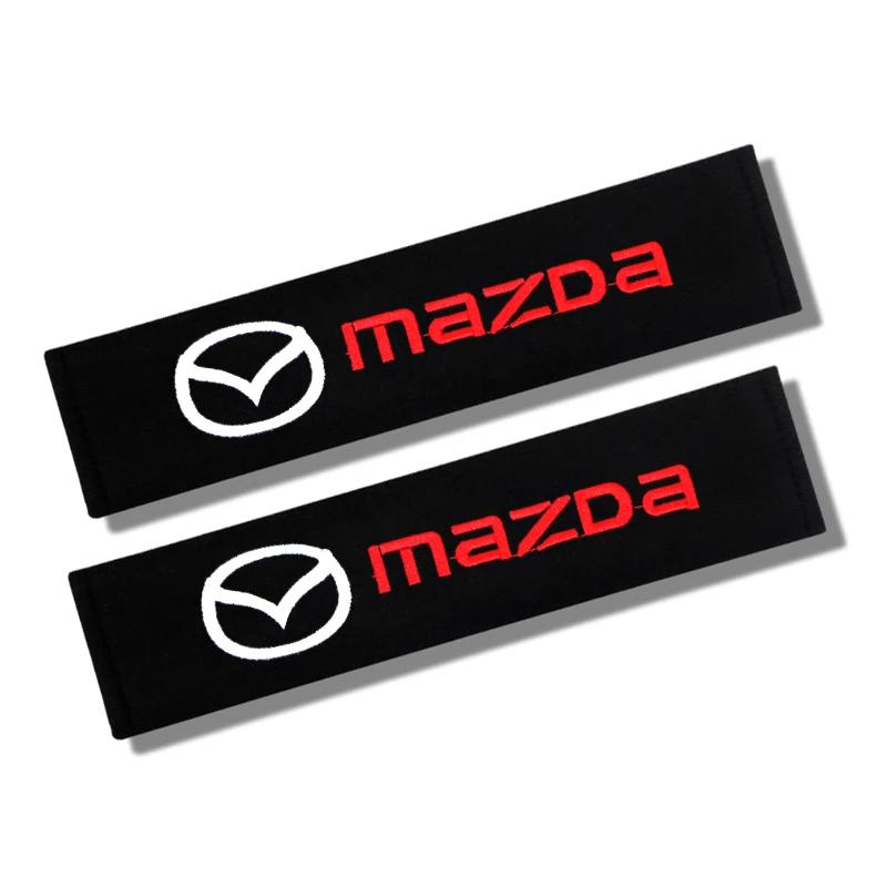 

2025 Горячие 4 шт. Аксессуары для салона автомобиля для Mazda 5 6 323 626 RX8 7 MS Накладка на плечо ремня безопасности Защита шеи Поддержка