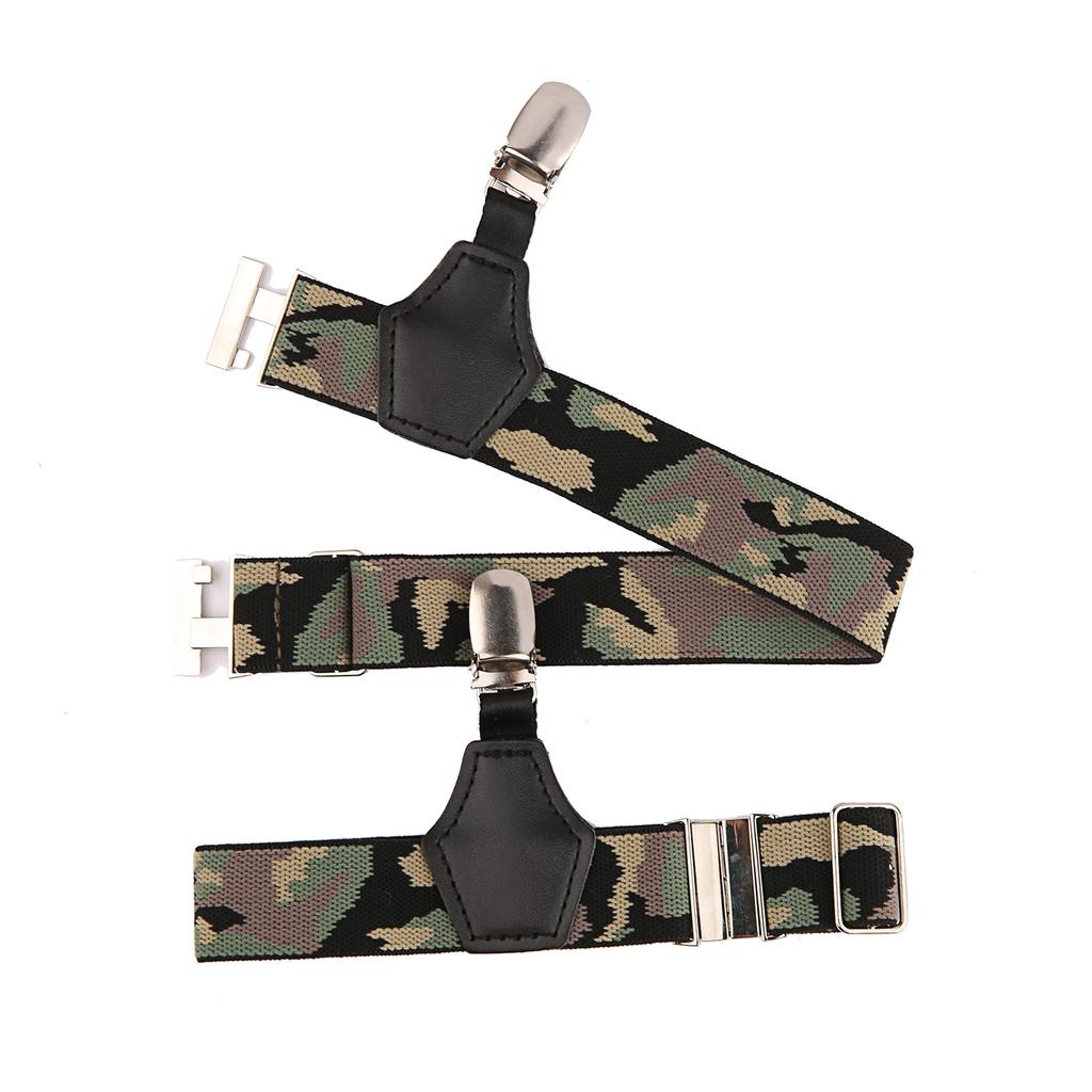 Unisex Sexy Tube Socks Garters Men Double Clips Man Suspenders Leg Single Clip Belt Hold Up Anti-slip Adjustable