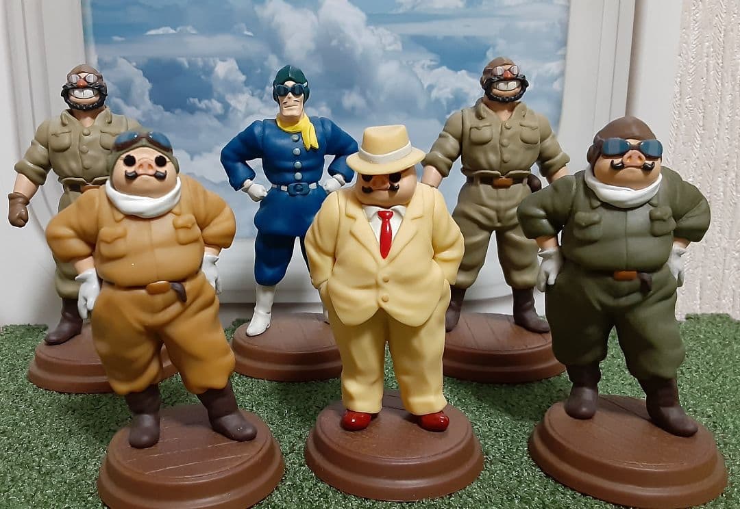 

[USED] Porco Rosso - Full Pose Collection - 6 Figures - Secret