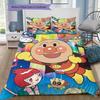 Anpanman Cute Style Bedding Set, 1 Duvet Cover & 2 Pillowcases, Home Decor, Perfect Gift for Cartoon Fans