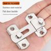 Stainless Steel Punch-Free Sliding Door Lock for Indoor Bathroom or Toilet
