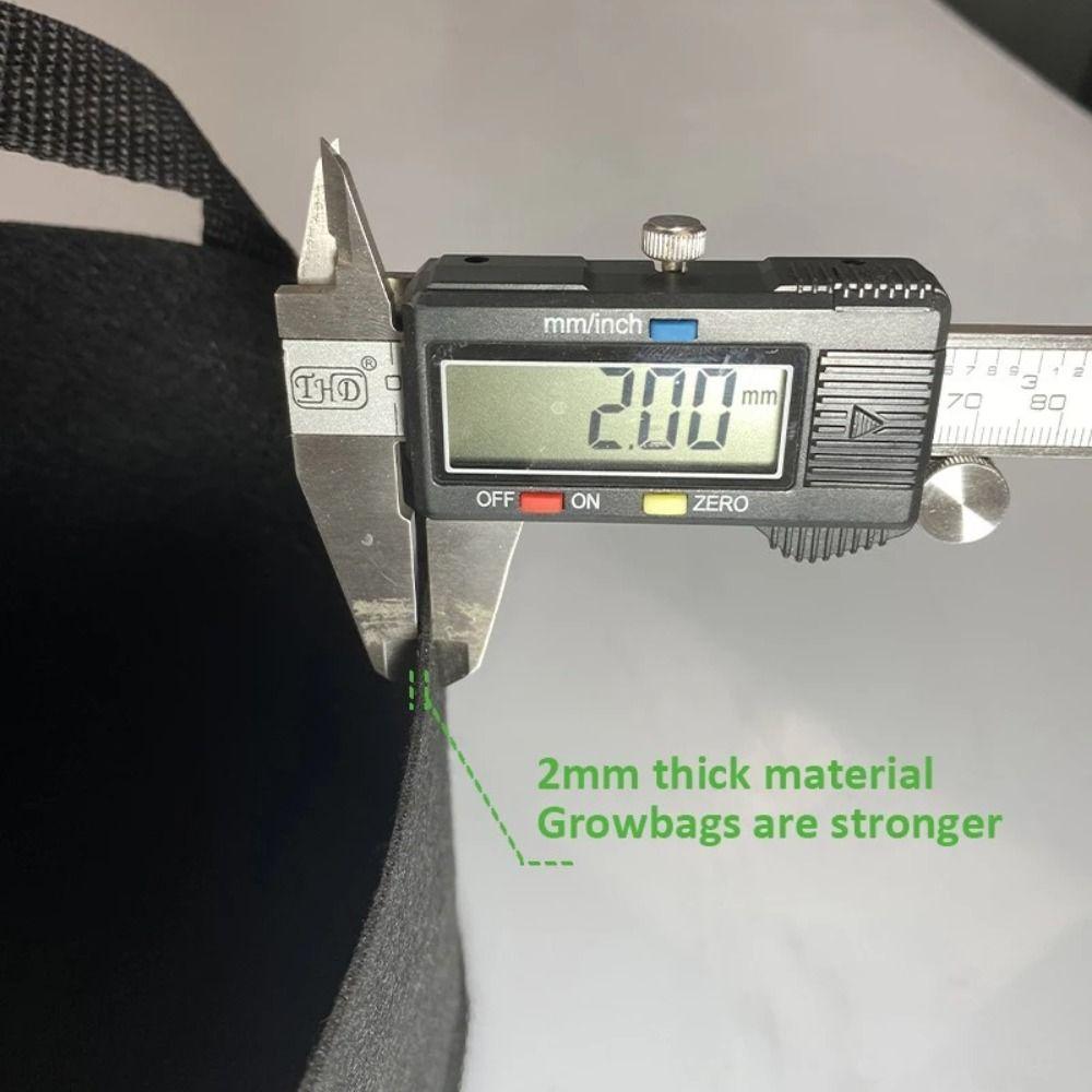 1/3/5/7/10 Gallon 1/3/5/7/10 Gallon Grow Bag Felt Planting Container Garden Planting Bag  Outdoor