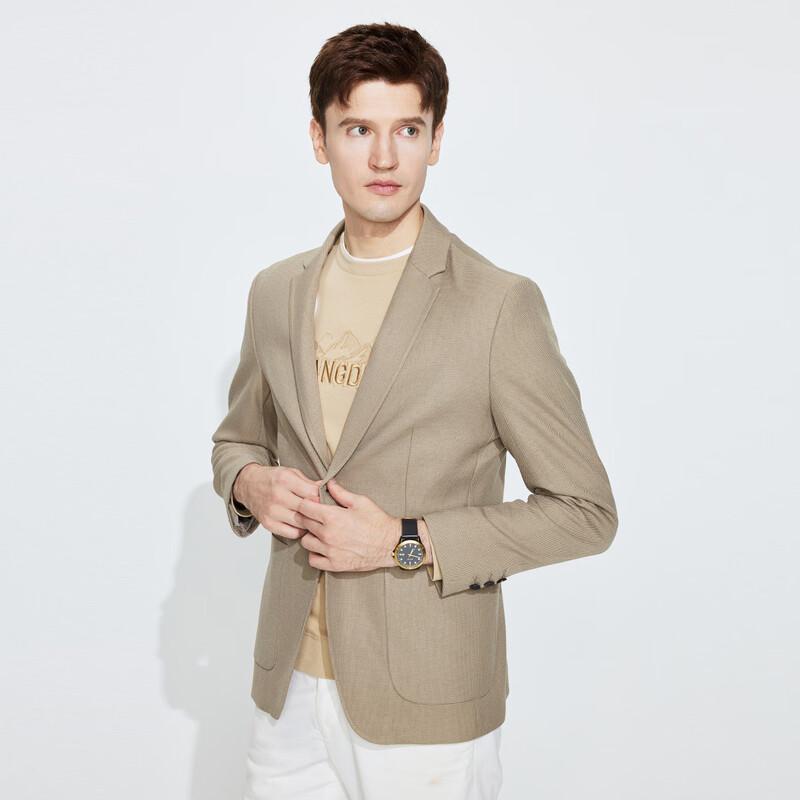 Langdeng Men's Light Business Casual Blazer
