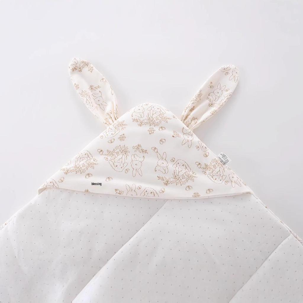 Newborn Swaddle Blanket - Lightweight Cotton for Spring & Autumn