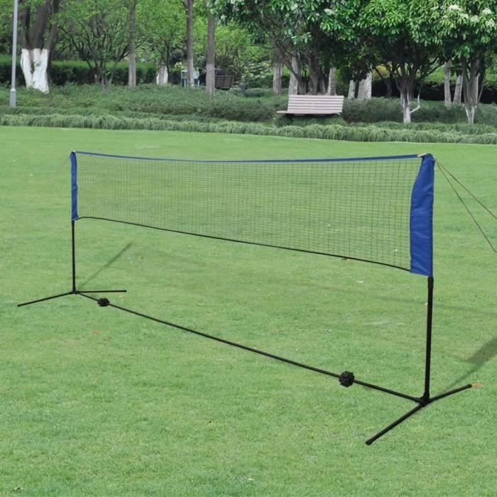 Filet de badminton - vidaXL - 300 x 155 cm - Réglable - Sac de transport inclus - Multisport