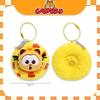 GARFIELD Peluche Famiglia Portachiavi Carino Anime Gatto Garfield Odie Animali di Peluche Divertenti Bambola Peluche Ciondoli Regali Bambino