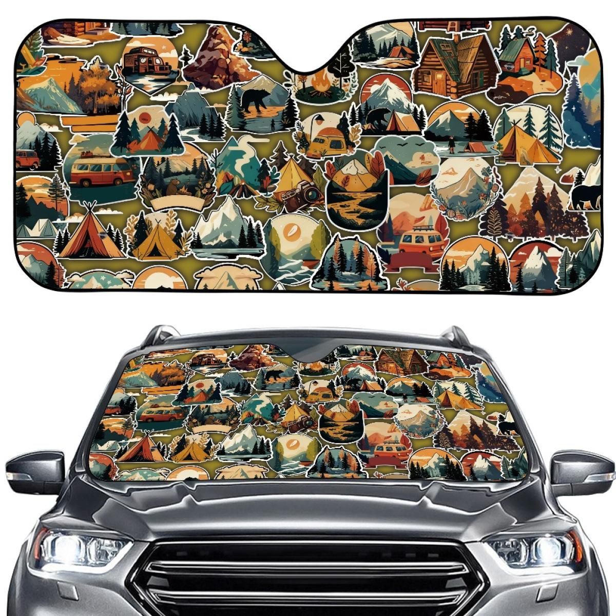 

Portable Foldable Car Heat Insulation Curtain - Summer Windshield Sunshade One Size