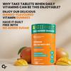 Carbamide Forte Vitamin D3 K2 B12 Gummis Pflanzenbasiert Veg Mango Geschmack Knochenunterstützung 60 Gummis Täglich Kaubar