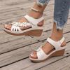 Women's Sandals 2026 New Wedges Heels Sandals For Summer Shoes Women Luxury Flower Sandalias Soft Heeled Summer Footwear