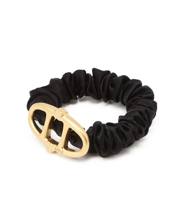 Athe Vanessabruno Black Double A Hair Scrunchie Aaje6F011Bk