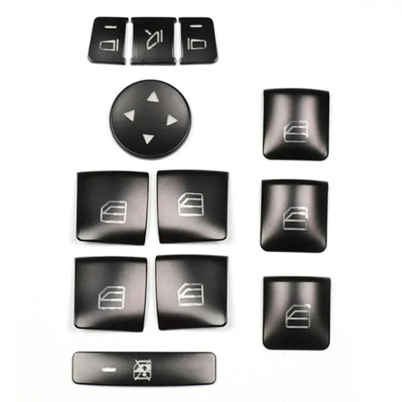 

2025 Hot Racing Grills For Mercedes Benz W204 GLA X156 CLA C117 A W176 B W246 Class Car Window Glasses Lift Button Cover Switch