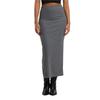 Urban Classics Womens/Ladies Ribbed High Slit Maxi Skirt
