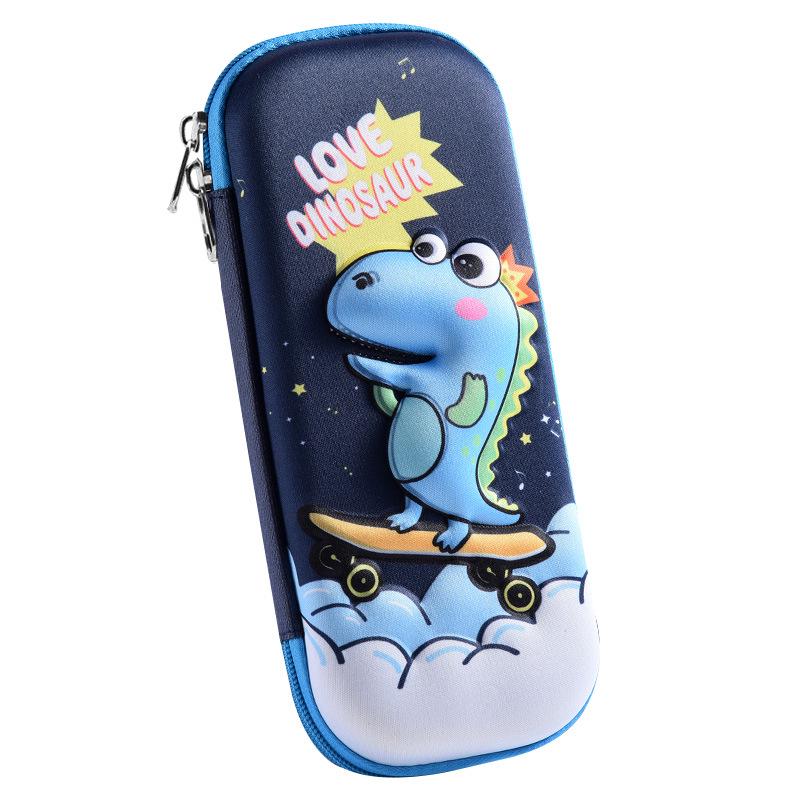 Cartoon 3D Pencil Case - Large Capacity EVA Stationery Box for Primary School Students