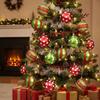 12Pcs 8 cm Christmas Decoration Pendant Sequins Xmas Tree Hanging Pendants  New Year