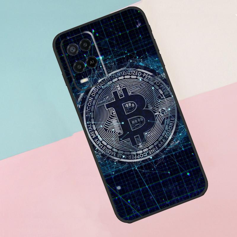 Bitcoin For Oppo A18 A38 A78 A98 A96 A58 A17 A77 A80 A40 A60 A16 A76 A74 A94 A54 A15 A57S Phone Case