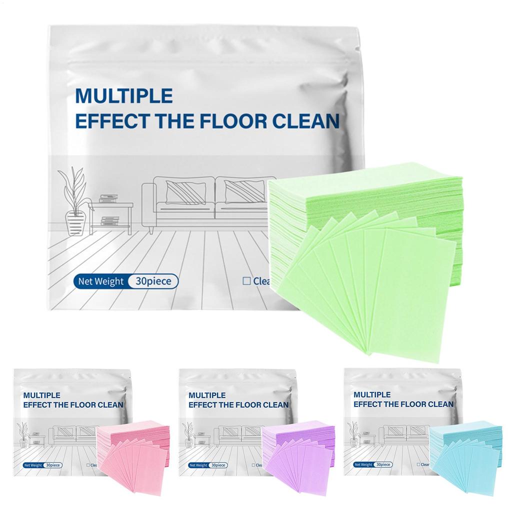 30Pc Floor Brightening Cleaning Tablets Multi-purpose Tile Cleaner Sheets Easy Dissolve Concentrated Floor Dirt Remover For Home