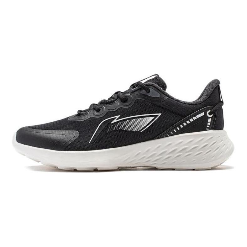 Li Ning Soft Slip Resistant Abrasion Resistant Low top Running Shoes Men's Black ARST047-1