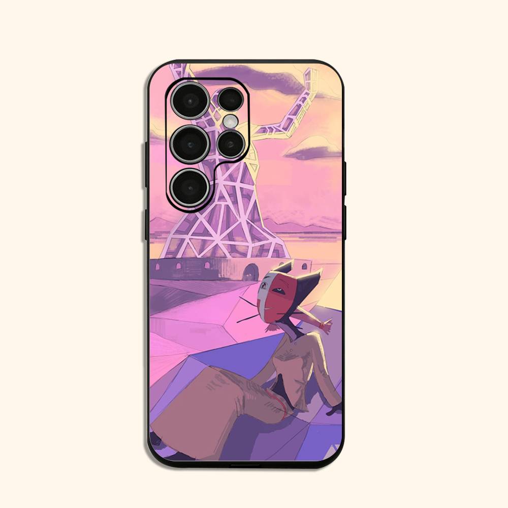 Anime E-Ena Graphic Sthetic Silicone Case For Samsung Galaxy S25 S24 S23 S22 S21 Shockproof Cover