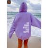 Sweat à capuche pour femme à manches longues, coupe ample, avec motif lettre graphique, pull décontracté