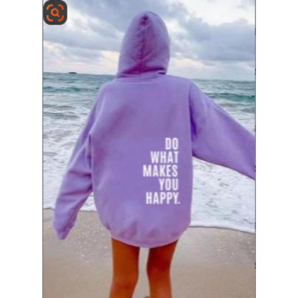 Sweat à capuche pour femme à manches longues, coupe ample, avec motif lettre graphique, pull décontracté