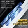 4PC Car Threshold Protector Transparent Decorative Badge Sticker For Astra Insignia Corsa Zafira Meriva Mokka Vivaro Vectra