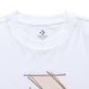 Converse T Shirts Unisex White Crew Neck Moderate Straight Fit 10020852-102