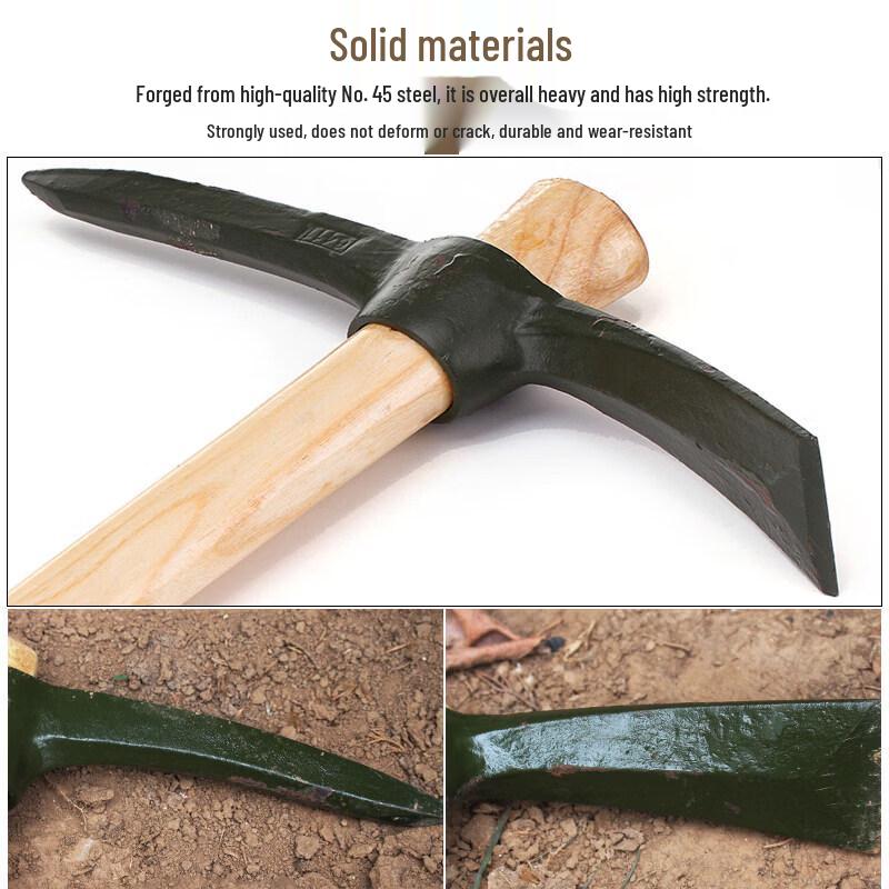 Heavy-Duty Outdoor Multifunctional Pickaxe