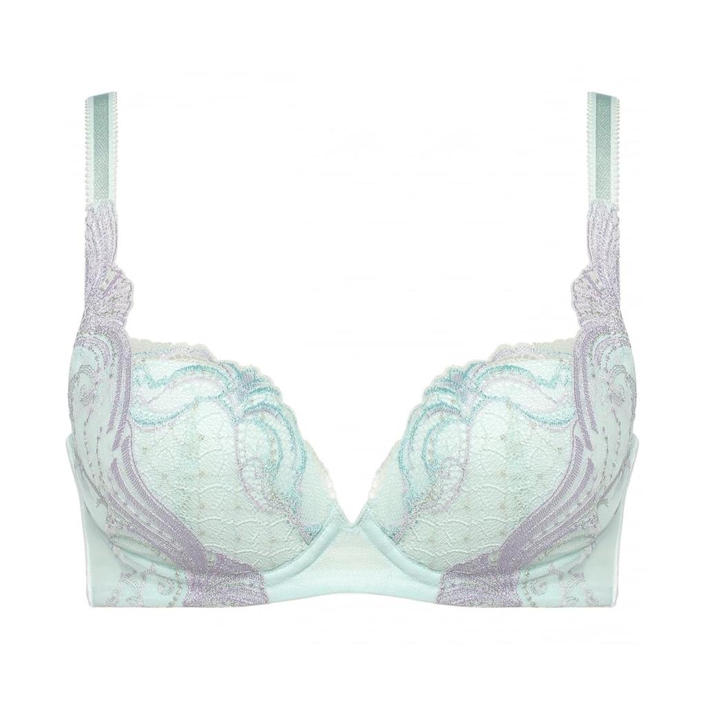 Triumph Red Label by 0106 Bra Slimming Comfortable E65 (10218601), Underwire, Padded, 3/4 Cup, Underarms, Underwear, Lightweight, /M007 (Blue)