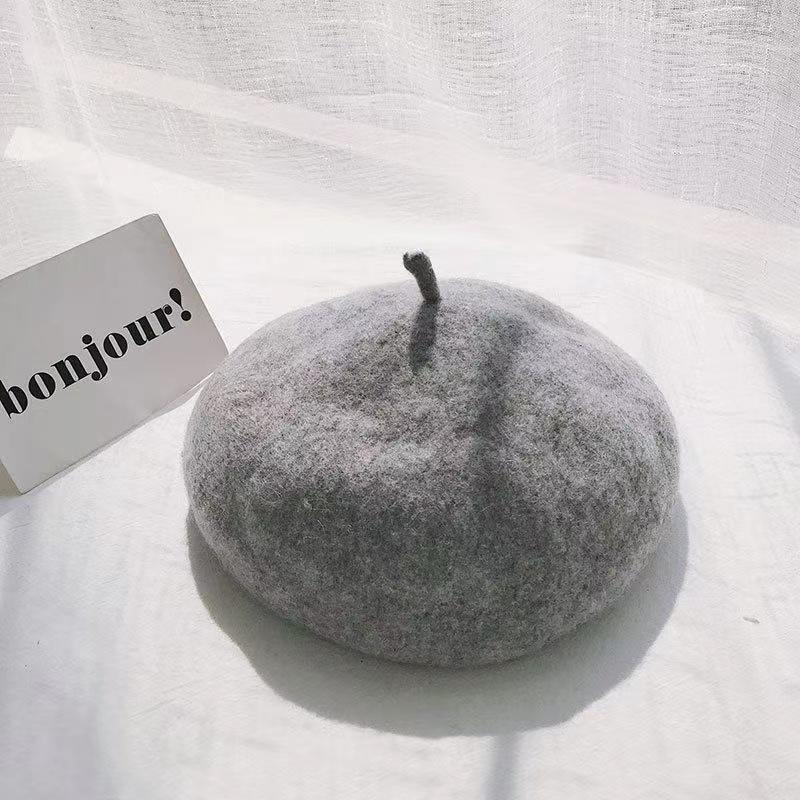 Vintage Berets Cap for Women Outdoor Causal Hat Japanese Streetwear Ins Designer Autumn Warm Painter Hat Sweet Soft Hat