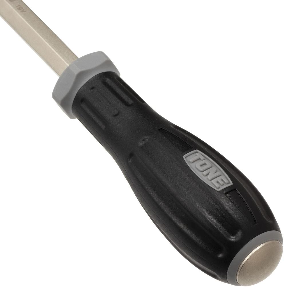 TONE Split Handle Screwdriver Gray x (Through Type) PGYMD-150 (-) 1.2 1.0