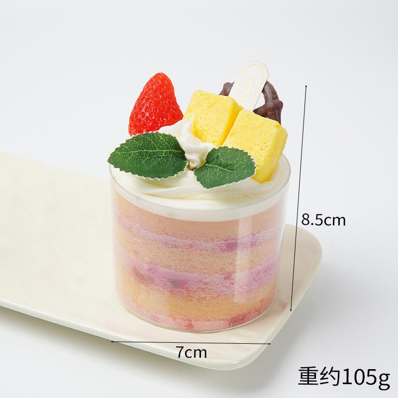 Artificial Ice Cream Cakes Fake Cake Model Pudding Cup Dessert Wedding Party Decoration Cake Shop Display Props Ornament