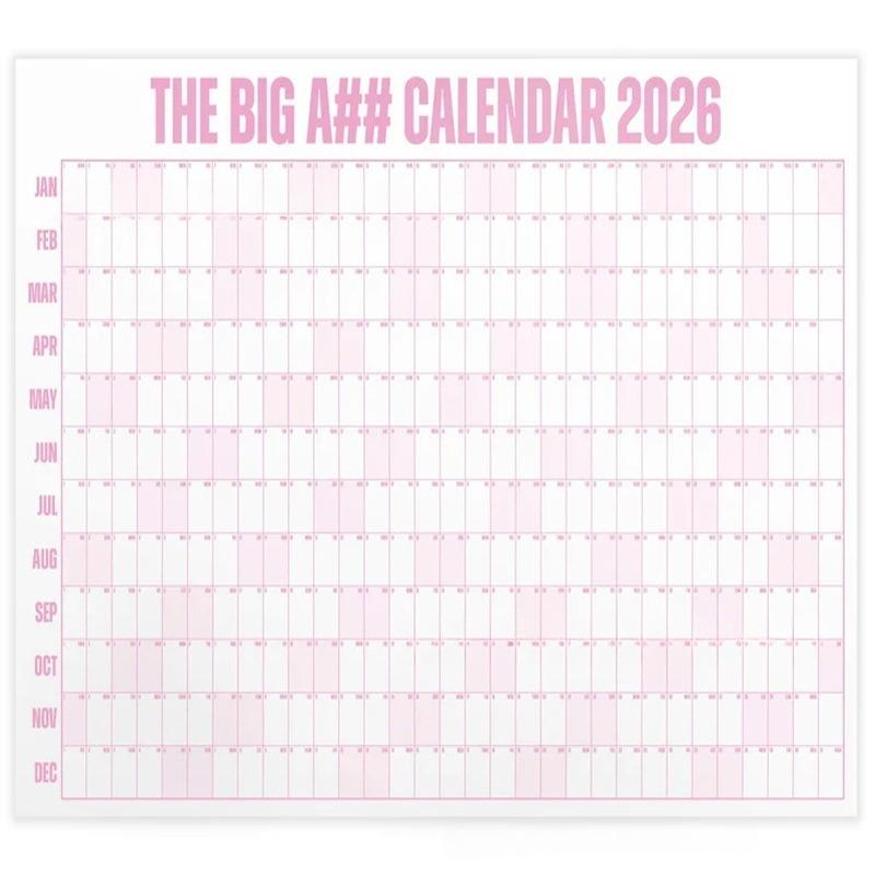 

Large 2026 Calendar Planner Sheet Schedule Planner Target 365 Days Planner Sheet To Do List Planner Office Supplies рожевий
