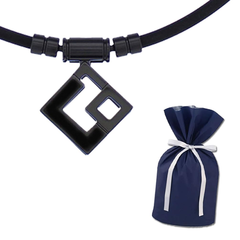 Colantotte TAO Original Gift Wrapping Colantotte Magnetic Necklace AURA Necklace Limited Edition Gift Set Exclusive Included (Hogushiya Black,