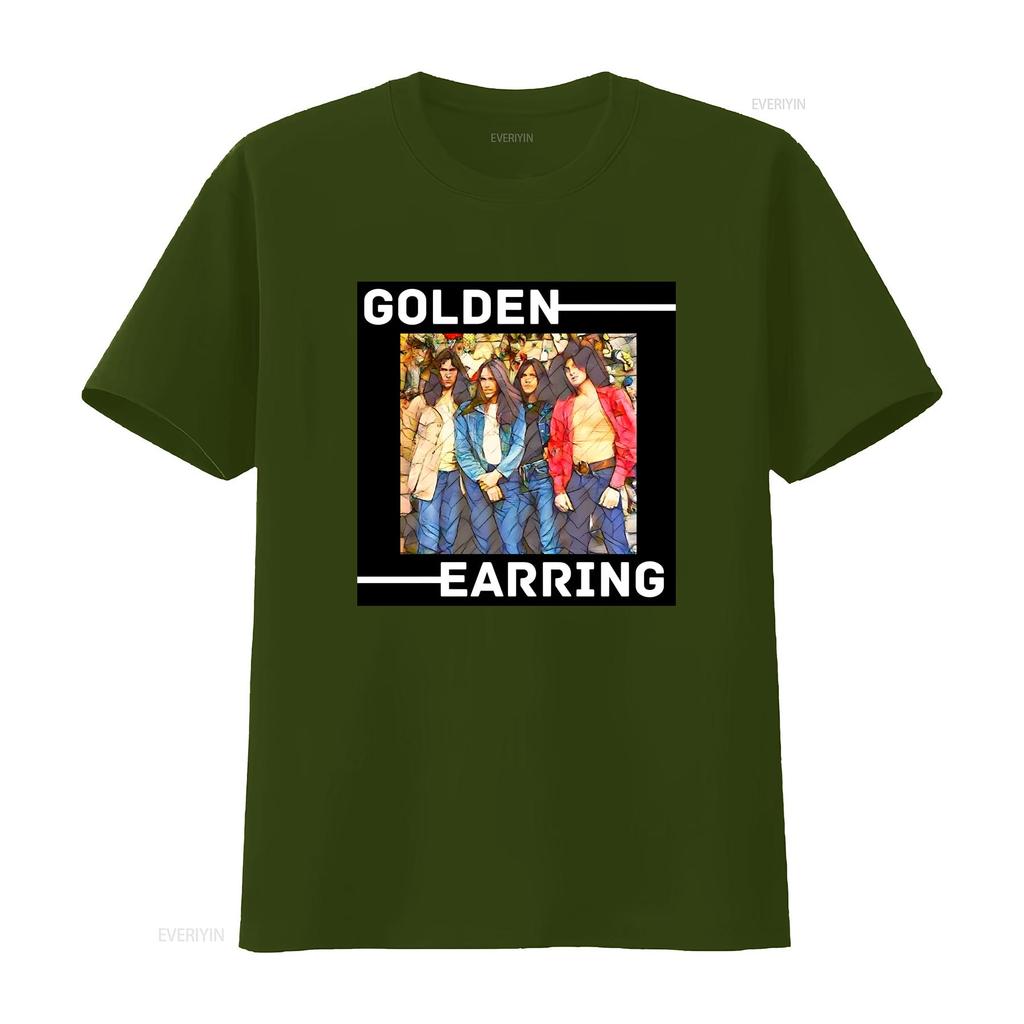 BEST TO BUY Dark Retro Golden Earring Classic Dutch T Shirt S 5XL Vintage Washed Stretched Soft Homme Slightly Unisex