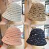 Trendy Commuter Mesh Bucket Hat Women's Breathable Sun Protection Top Hat 2024 New Face-shaping Fashion Hat