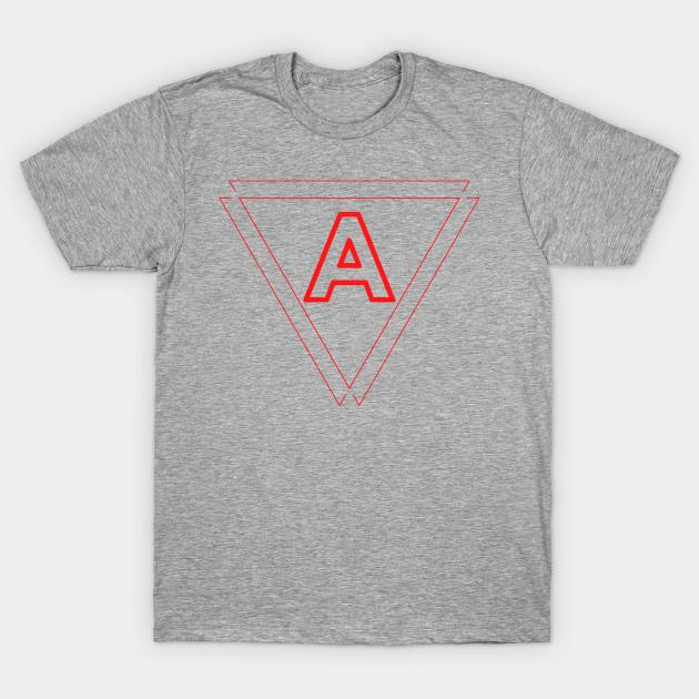 Unisex Fashion TShirt A Red The First Letter Print TShirt Plus Size XS-6XL T-Shirt 100%Cotton Tops O Neck Short Sleeve Tees