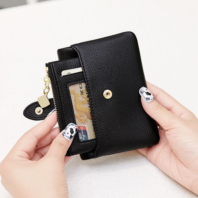 Маленький женский кошелек и кошелек Женский кошелек с ремешком для монет розовый — фото 6